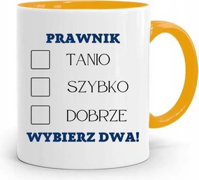 Sárga Ügyvéd Bögre Olcsón Gyorsan, fényképes nyomattal