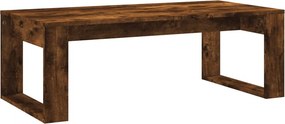 vidaXL füstös tölgy színű szerelt fa dohányzóasztal 102x50x35 cm