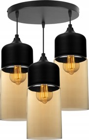 Mennyezeti Lámpa Lógó Csillár Loft Üveg Lámpabúra Hármas Plafon