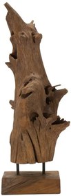 Akar szobor teak 23x27x64cm