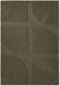 Khaki kézi szövésű szőnyeg 200x300 cm Lambeth Jasper – Ted Baker