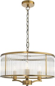 Dar Lighting glamour modern függeszték evelyn antik bronz dareve0363