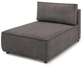 Világosbarna kordbársony kanapé modul (variálható) Nihad modular – Bobochic Paris