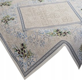 Abrosz dekoratív faliszőnyeg 100x100 Eurofirany természetes kék olíva