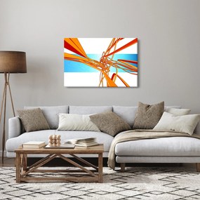 Kép - Összefonódó vonalak, absztrakciók (90x60 cm)