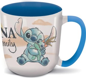 Disney Lilo és Stitch, A csillagkutya Ohana Elite porcelán bögre 380 ml (13 oz) Díszdobozban