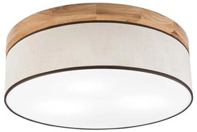 Brilagi Brilagi - Mennyezeti lámpa BELLADONNA 3xE27/15W/230V átm. 50 cm krémes/tölgy BG1361