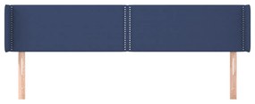 kék szövet fejtámla 183x16x78/88 cm