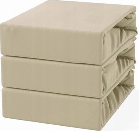 Gumis lepedő 90x200 Frottír Bézs Világos