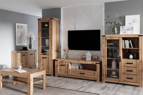 Vitrin 1D1W, wotan tölgy, MORATIZ