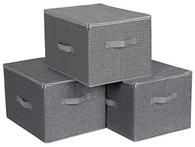 Összecsukható tároló doboz készlet - 3 darab - 30 x 40 x 25 cm