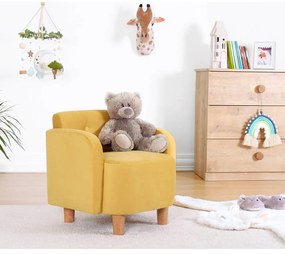 Sárga gyerek fotel Volie – Artie
