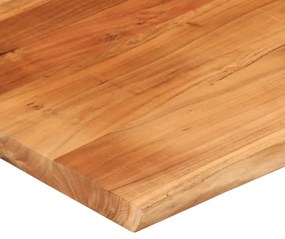 tömör akácfa téglalap alakú asztallap 90 x 80 x 2,5 cm