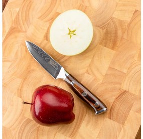 Gudaro - Damaszkuszi konyhakés FENG 3,5", 67 rétegű acél, hossza 9,5 cm