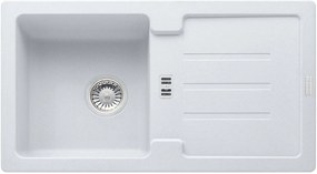 Franke Strada gránit mosogató 78x43.5 cm fehér 114.0676.327