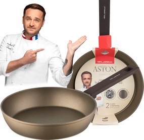 Hagyományos Serpenyő Florina Aston Alumínium 24cm Pezsgőszínű Tapadásmentes