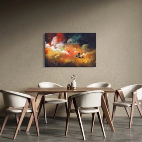 Kép - Az űrben úszó ember (90x60 cm)