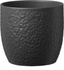 Boston Kerámia kaspó 16 cm kerek beltéri virágokhoz és fűszernövényekhez