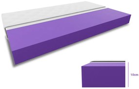 Hab matrac DELUXE 120 x 200 cm Matracvédő: Matracvédővel