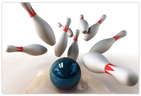 Kép - bowling (90x60 cm)