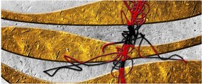 Absztrakt kép (120x50 cm)