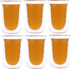 Thermo Poharak 280 ML Kávéhoz És Teához Poharak 6 Db-os Szett