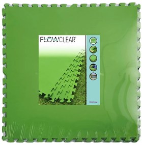 Bestway Flowclear 9 db zöld padlóvédő 5,47 m²