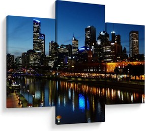 Éjszaka Melbourne-ben (90x60 cm)