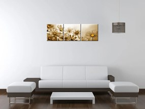 Gario Vászonkép Virágos szépség - 3 részes Méret: 90 x 60  cm