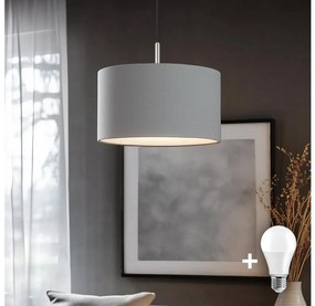 Eglo Eglo - LED TUNJA függeszték 1xE27/60W/230V szürke EG32517M