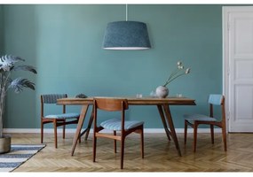 Duolla - Csillár zsinóron BOUCLE 1xE27/15W/230V á. 50 cm türkiz