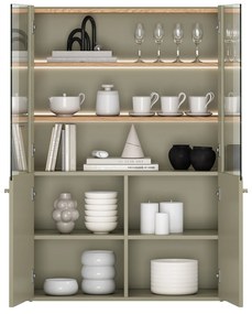 Elivo vitrin 100 cm - eukaliptusz / baltic dune tölgy