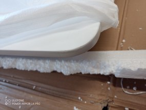 AKCIÓ Fehér étkezőasztal BERGEN 100x70 cm II. osztályú