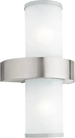 EGLO 86541 BEVERLY Modern Kültéri Fali Lámpa Fehér, Nikkel E27 IP20