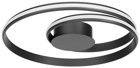 Redo 01-4359 - LED dimmelhető mennyezeti lámpatest TORSION LED/40W/230V fekete