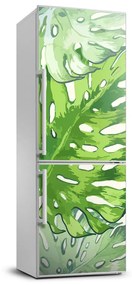 Dekor matrica hűtőre Trópusi levelek FridgeStick-70x190-f-89951925