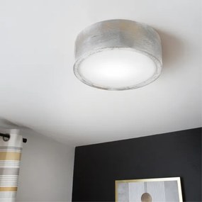 Brilagi - Mennyezeti lámpa PINO 1xE27/15W/230V fenyő/ezüst átm. 27,5 cm