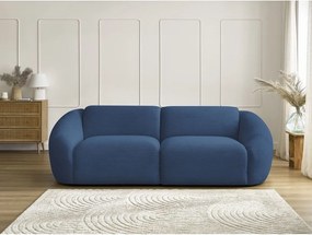 Sötétkék kordbársony kanapé 250 cm Tina – Bobochic Paris