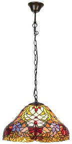 Rabalux 8086 - Tiffany Csillár MIRELLA 2xE27/60W/230V