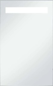 vidaXL LED-es fürdőszobai falitükör 60 x 100 cm