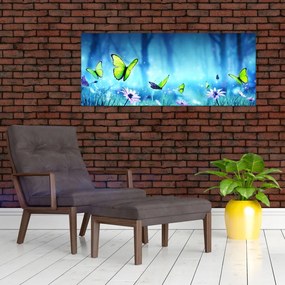 Kép - Misztikus erdei tisztás (120x50 cm)