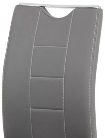 Szürke Ekobőr Étkezőszék. DCL-411 GREY