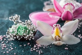 Öntapadó fotótapéta gyönyörű orchidea
