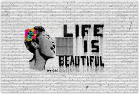 Poszterek 60x40 Banksy Life is beautiful