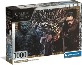 Trónok Harca Ice and Fire 1000 db-os Compact puzzle Clementoni