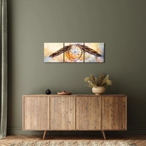 Kép - Álomfogó tollas (órával) (90x30 cm)
