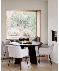 Kerek étkezőasztal ø 129 cm Fries – WOOOD