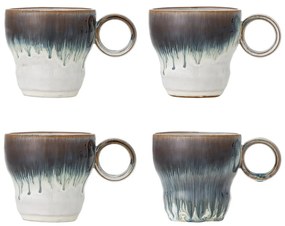 Kék kőedény csésze szett 4 db-os 300 ml Nigel – Bloomingville