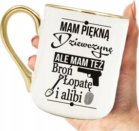 Bögre Van Egy Gyönyörű Barátnőm Arany Bögre Ajándék Nyomtatás Valentin Nap