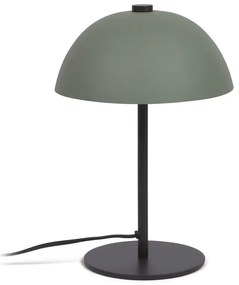 Zöld asztali lámpa fém búrával (magasság 33 cm) Aleyla – Kave Home